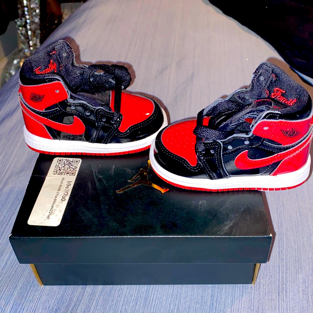 Jordan 1 Retro High Og Patent Bred Toddler